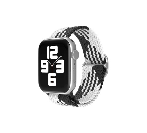 Apple Watch 38mm Star Kordon - Siyah-Beyaz Apple Watch 38mm Star Kordon - Siyah-Beyaz