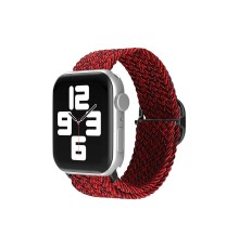 Apple Watch 38mm Star Kordon - Siyah-Bordo