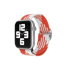 Apple Watch 42mm Star Kordon - Beyaz-Kırmızı