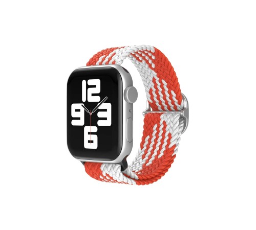 Apple Watch 42mm Star Kordon - Beyaz-Kırmızı Apple Watch 42mm Star Kordon - Beyaz-Kırmızı
