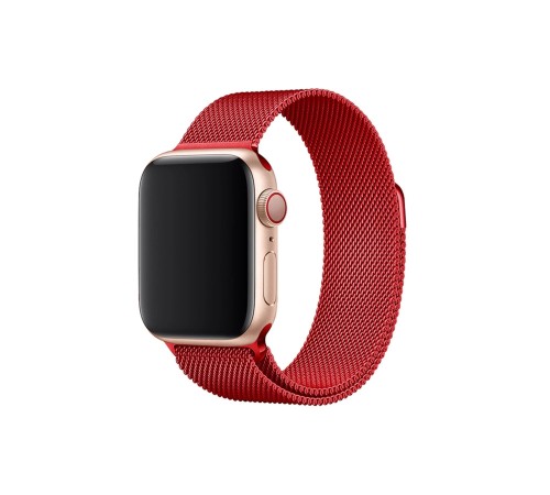 Apple Watch 38mm Metal Mıknatıslı Kordon - Kırmızı Apple Watch 38mm Metal Mıknatıslı Kordon - Kırmızı