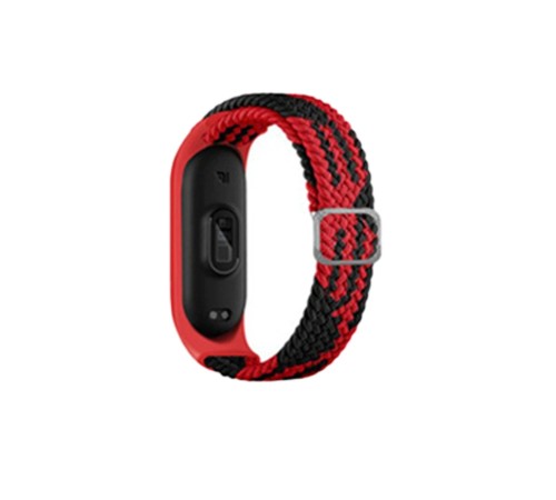 Xiaomi Mi Band 4 Star Kordon - Kırmızı-Siyah Xiaomi Mi Band 4 Star Kordon - Kırmızı-Siyah