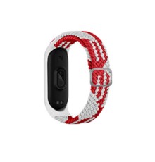 Xiaomi Mi Band 4 Star Kordon - Beyaz-Kırmızı