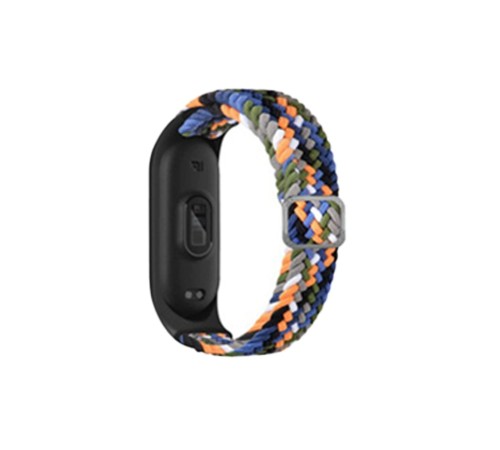 Xiaomi Mi Band 4 Star Kordon - Gri-Turuncu Xiaomi Mi Band 4 Star Kordon - Gri-Turuncu