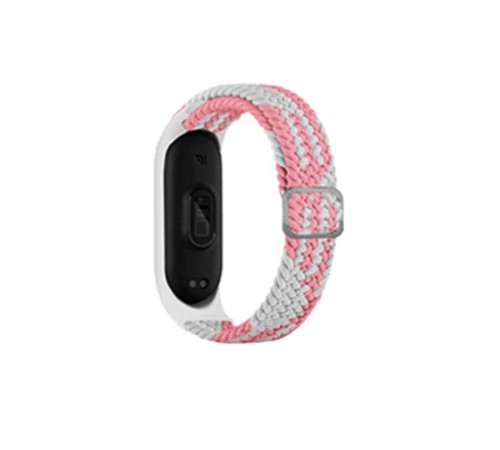 Xiaomi Mi Band 4 Star Kordon - Pembe-Beyaz Xiaomi Mi Band 4 Star Kordon - Pembe-Beyaz