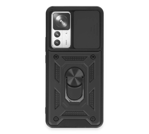 Xiaomi Mi 12T Pro Kılıf Pars Lens Yüzüklü Silikon - Siyah Xiaomi Mi 12T Pro Kılıf Pars Lens Yüzüklü Silikon - Siyah