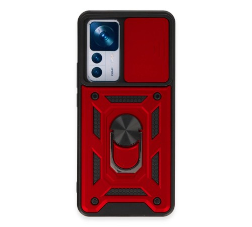 Xiaomi Mi 12T Pro Kılıf Pars Lens Yüzüklü Silikon - Kırmızı Xiaomi Mi 12T Pro Kılıf Pars Lens Yüzüklü Silikon - Kırmızı