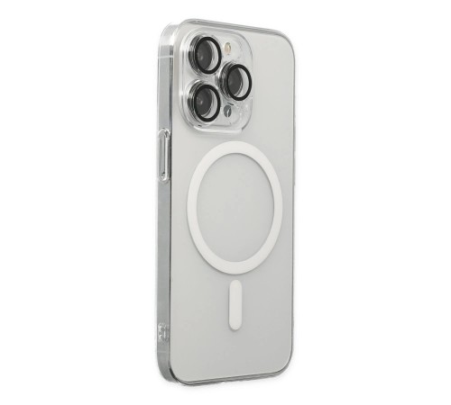 iPhone 13 Pro Max Kılıf Kaou Magneticsafe Slim Kapak - Şeffaf