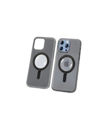 iPhone 14 Pro Kılıf Zoom Standlı Silikon - Siyah