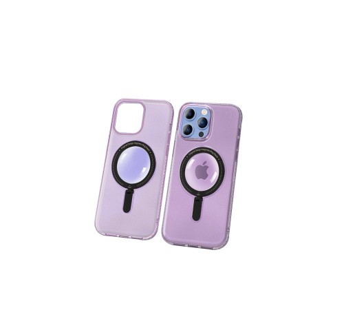 iPhone 14 Pro Max Kılıf Zoom Standlı Silikon - Derin Mor iPhone 14 Pro Max Kılıf Zoom Standlı Silikon - Derin Mor