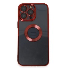 iPhone 14 Pro Max Kılıf Slot Silikon - Kırmızı