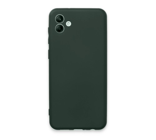 Samsung Galaxy A04E Kılıf First Silikon - Koyu Yeşil Samsung Galaxy A04E Kılıf First Silikon - Koyu Yeşil