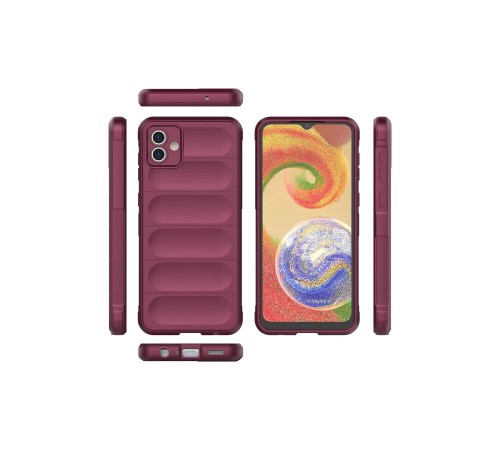 Samsung Galaxy A04E Kılıf Optimum Silikon - Bordo Samsung Galaxy A04E Kılıf Optimum Silikon - Bordo