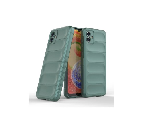 Samsung Galaxy A04E Kılıf Optimum Silikon - Koyu Yeşil