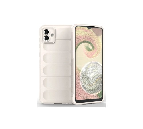 Samsung Galaxy A04E Kılıf Optimum Silikon - Krem