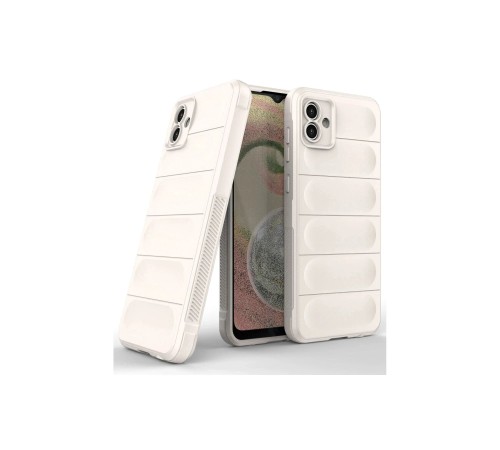 Samsung Galaxy A04E Kılıf Optimum Silikon - Krem