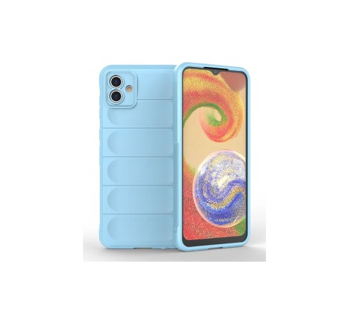 Samsung Galaxy A04E Kılıf Optimum Silikon - Sky Blue