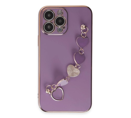 iPhone 14 Pro Kılıf Esila Silikon - Mor iPhone 14 Pro Kılıf Esila Silikon - Mor
