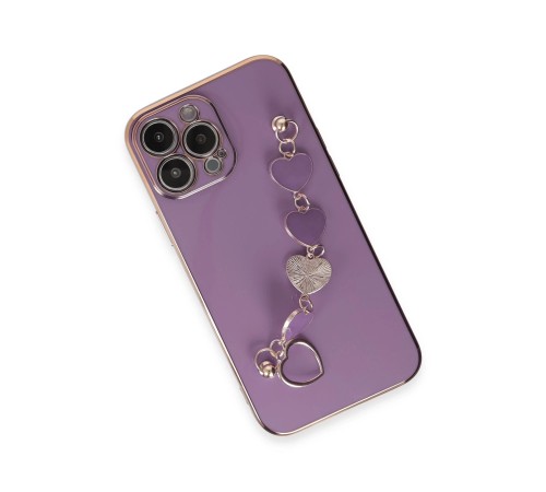 iPhone 14 Pro Kılıf Esila Silikon - Mor iPhone 14 Pro Kılıf Esila Silikon - Mor