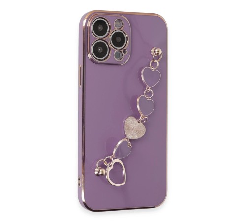 iPhone 14 Pro Kılıf Esila Silikon - Mor iPhone 14 Pro Kılıf Esila Silikon - Mor