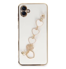 Samsung Galaxy A04E Kılıf Esila Silikon - Beyaz