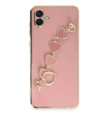 Samsung Galaxy A04E Kılıf Esila Silikon - Pudra