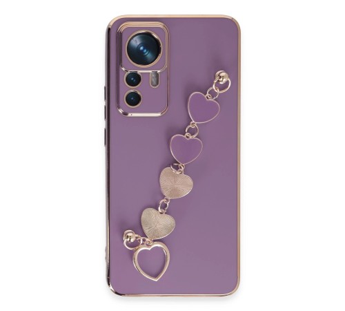 Xiaomi Mi 12T Pro Kılıf Esila Silikon - Mor Xiaomi Mi 12T Pro Kılıf Esila Silikon - Mor