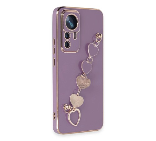 Xiaomi Mi 12T Pro Kılıf Esila Silikon - Mor Xiaomi Mi 12T Pro Kılıf Esila Silikon - Mor