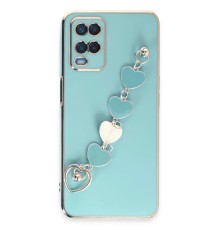 Oppo A54 4G Kılıf Esila Silikon - Su Yeşili