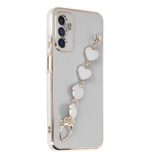 Samsung Galaxy A14 4G Kılıf Esila Silikon - Beyaz