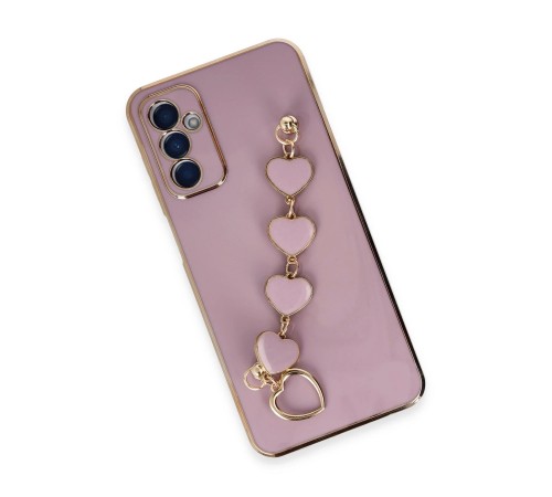 Samsung Galaxy A14 4G Kılıf Esila Silikon - Mor Samsung Galaxy A14 4G Kılıf Esila Silikon - Mor