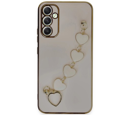 Samsung Galaxy A34 5G Kılıf Esila Silikon - Pudra Samsung Galaxy A34 5G Kılıf Esila Silikon - Pudra