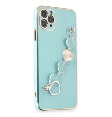 iPhone 11 Pro Kılıf Esila Silikon - Su Yeşili