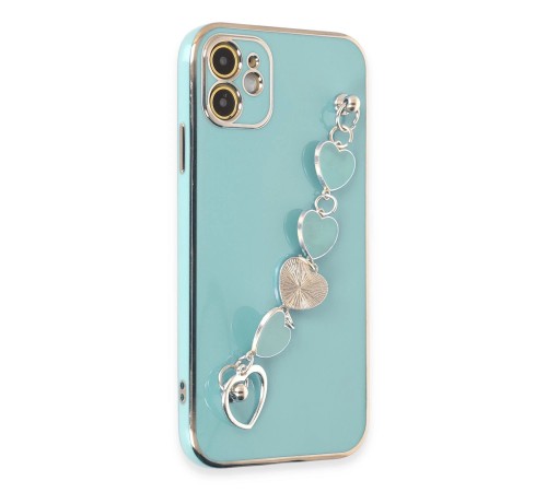 iPhone 12 Kılıf Esila Silikon - Su Yeşili iPhone 12 Kılıf Esila Silikon - Su Yeşili