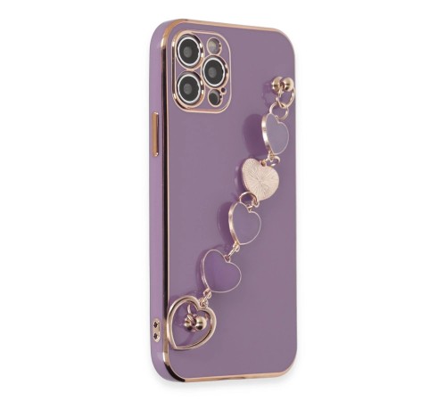 iPhone 12 Pro Kılıf Esila Silikon - Mor iPhone 12 Pro Kılıf Esila Silikon - Mor
