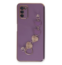Samsung Galaxy A03S Kılıf Esila Silikon - Mor