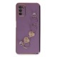 Samsung Galaxy A03S Kılıf Esila Silikon - Mor