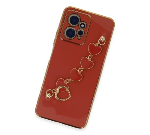 Xiaomi Redmi Note 12 4G Kılıf Esila Silikon - Kırmızı Xiaomi Redmi Note 12 4G Kılıf Esila Silikon - Kırmızı