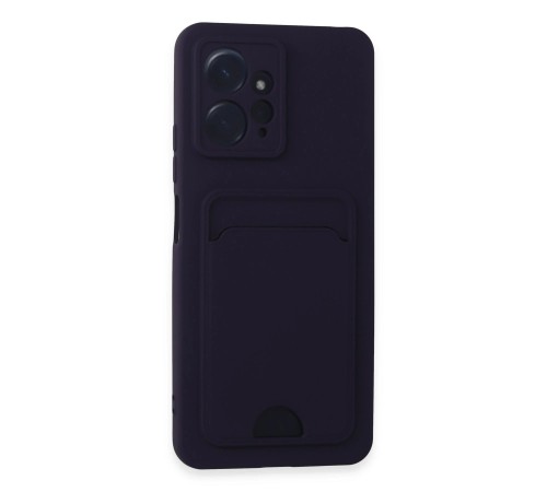 Xiaomi Redmi Note 12 4G Kılıf Kelvin Kartvizitli Silikon - Derin Mor Xiaomi Redmi Note 12 4G Kılıf Kelvin Kartvizitli Silikon - Derin Mor