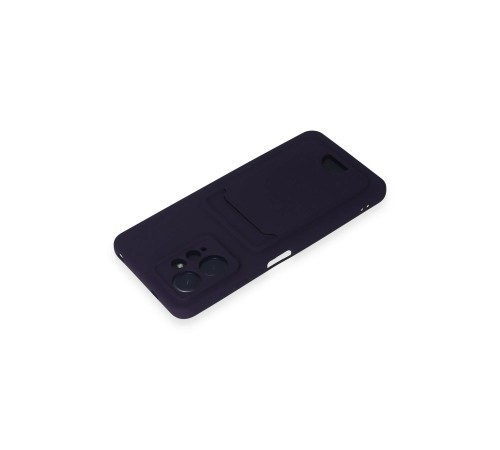 Xiaomi Redmi Note 12 4G Kılıf Kelvin Kartvizitli Silikon - Derin Mor Xiaomi Redmi Note 12 4G Kılıf Kelvin Kartvizitli Silikon - Derin Mor
