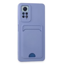 Xiaomi Redmi Note 11 Pro Kılıf Kelvin Kartvizitli Silikon - Lila