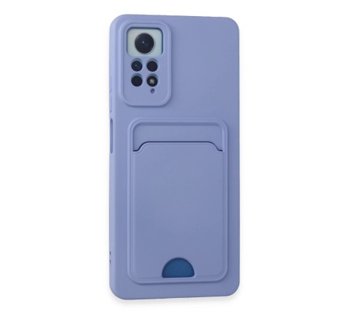 Xiaomi Redmi Note 11 Pro Kılıf Kelvin Kartvizitli Silikon - Lila Xiaomi Redmi Note 11 Pro Kılıf Kelvin Kartvizitli Silikon - Lila