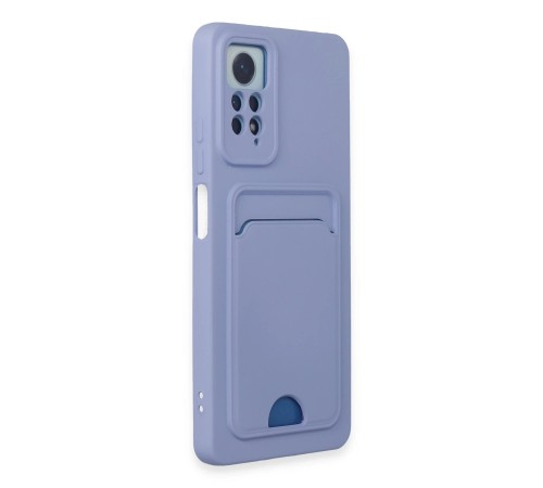 Xiaomi Redmi Note 11 Pro Kılıf Kelvin Kartvizitli Silikon - Lila Xiaomi Redmi Note 11 Pro Kılıf Kelvin Kartvizitli Silikon - Lila