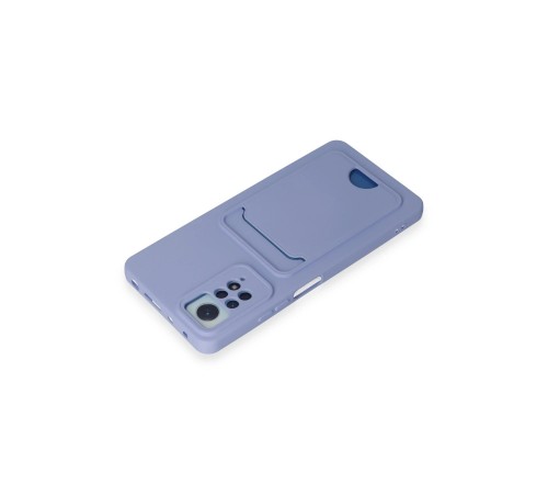 Xiaomi Redmi Note 11 Pro Kılıf Kelvin Kartvizitli Silikon - Lila Xiaomi Redmi Note 11 Pro Kılıf Kelvin Kartvizitli Silikon - Lila