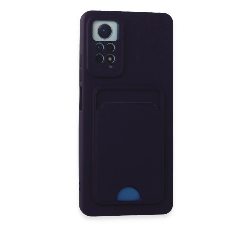 Xiaomi Redmi Note 11 Pro Kılıf Kelvin Kartvizitli Silikon - Derin Mor Xiaomi Redmi Note 11 Pro Kılıf Kelvin Kartvizitli Silikon - Derin Mor