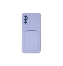 Samsung Galaxy A14 4G Kılıf Kelvin Kartvizitli Silikon - Lila