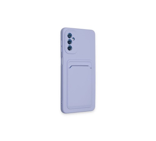 Samsung Galaxy A14 4G Kılıf Kelvin Kartvizitli Silikon - Lila