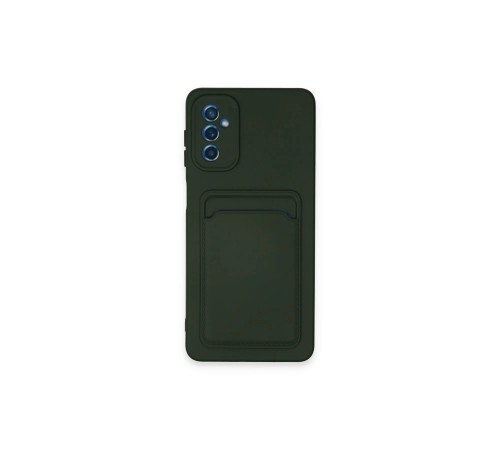 Samsung Galaxy A14 4G Kılıf Kelvin Kartvizitli Silikon - Koyu Yeşil Samsung Galaxy A14 4G Kılıf Kelvin Kartvizitli Silikon - Koyu Yeşil
