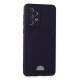 Samsung Galaxy A33 5G Kılıf Kelvin Kartvizitli Silikon - Derin Mor