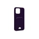 iPhone 14 Pro Kılıf Kelvin Kartvizitli Silikon - Derin Mor